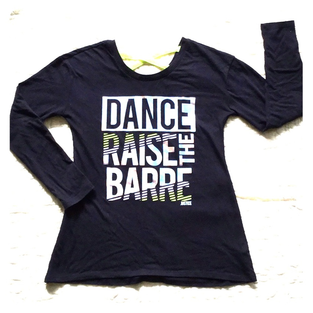 Justice top size 10. Like new!